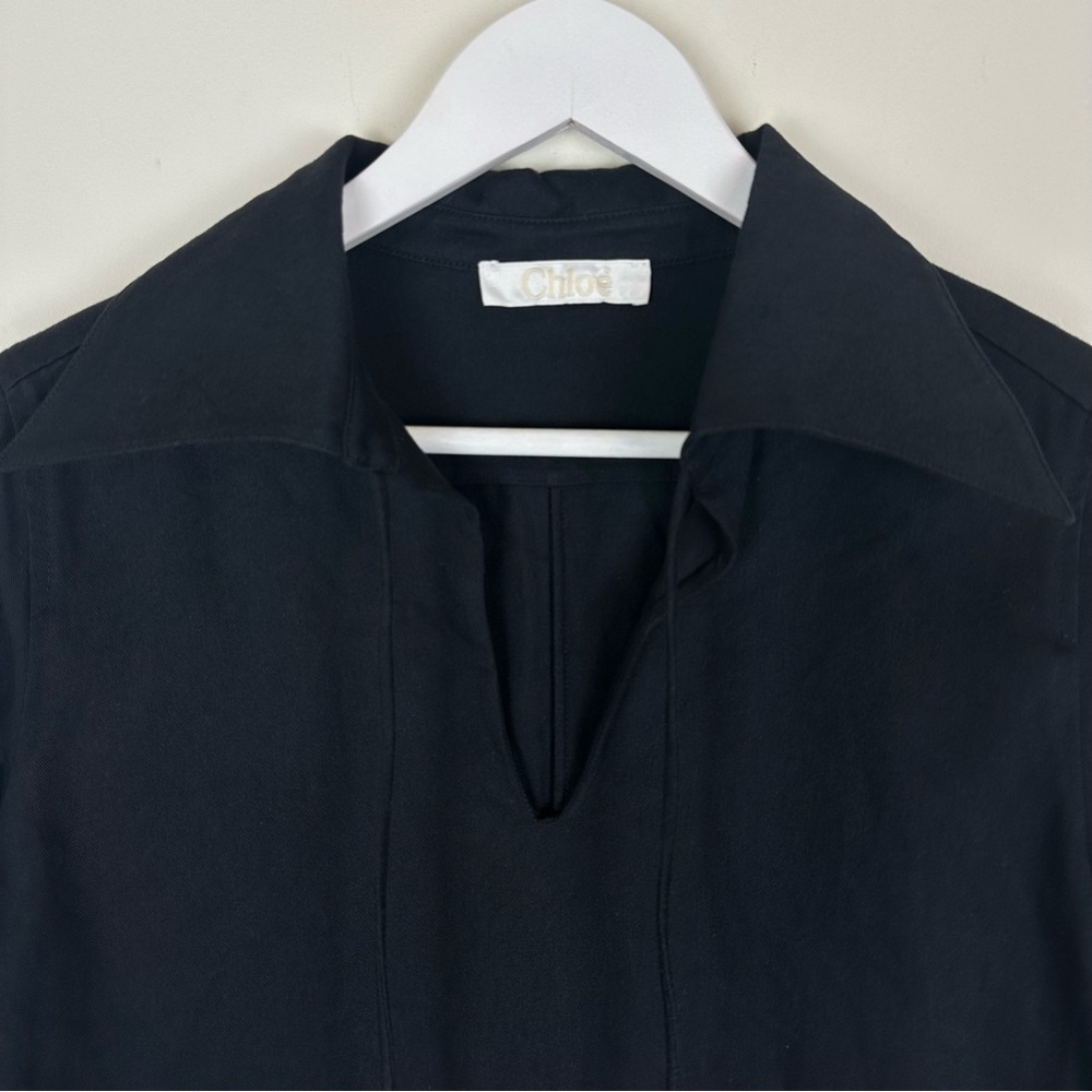 Chloe Collared Long Sleeve Blouse - image 3